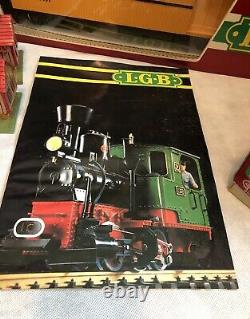 Vintage Lehman The Big Train 20301 Set With Extra Cars Track Over 30 Pieces