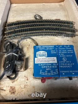 Vintage Life Like HO Santa Fe Super CannonBall Express Train Set Original Box