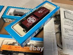 Vintage Life Like HO Santa Fe Super CannonBall Express Train Set Original Box