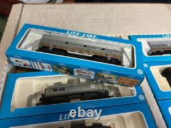 Vintage Life Like HO Santa Fe Super CannonBall Express Train Set Original Box