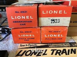 Vintage Lionel Diesel Passenger Train Set in Original Boxes Whole Lot & Tracks