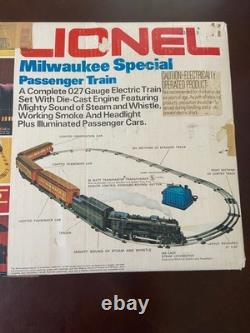 Vintage Lionel Milwaukee Special Passenger Train Set O-27 Gauge & Original Box