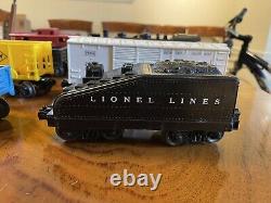 Vintage Lionel O Gauge Train Set. Track. Locomotive. Coal Car. Caboose. Trestle