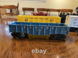 Vintage Lionel O Gauge Train Set. Track. Locomotive. Coal Car. Caboose. Trestle