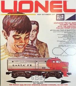 Vintage Lionel Santa Fe Twin Diesel Train Set COMPLETE W TRACK & Original box
