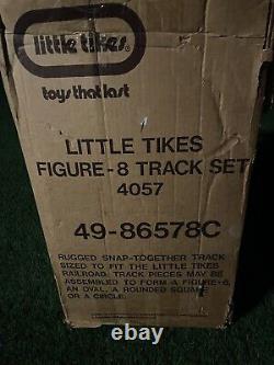 Vintage Little Tikes 1980s Chugga Choo Choo Ride On Train 16 Piece Track Set