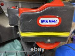 Vintage Little Tikes Ride On Train Complete Set 3 Cars Full figure 8 green track