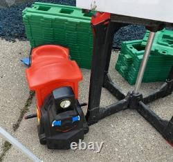 Vintage Little Tikes Ride On Train Complete Set 3 Cars Full figure 8 green track