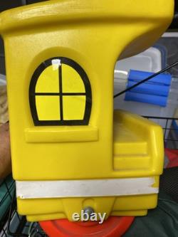 Vintage Little Tikes Ride On Train Complete Set 3 Cars Full figure 8 green track