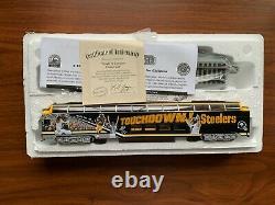Vintage Lot of 4 Bachmann Spectrum Series Pittsburgh Steelers Express Train Sets