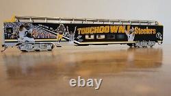 Vintage Lot of 4 Bachmann Spectrum Series Pittsburgh Steelers Express Train Sets