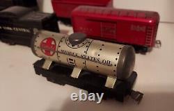 Vintage Louis Marx Electric Train Set with track original box untested