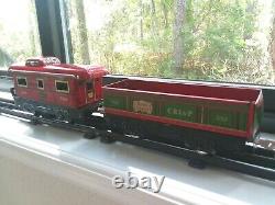 Vintage MARX Electric Toy Freight Train Set Loco, Cars, Track, Transformer