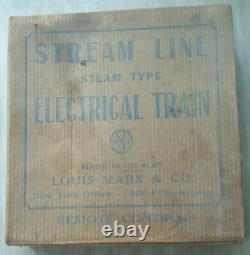 Vintage MARX Train Set #25000 Original Box, Steam Engine, PFE, Track, Transformer