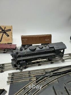 Vintage Marlines Marx Train Set Lot Locomotive Engine Track Cars Untested