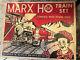Vintage Marx Ho Train Set #16850 Locomotive And Cars Track With Box Complete