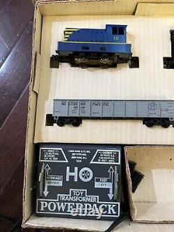 Vintage Marx HO Train Set #16850 Locomotive And Cars Track With Box Complete
