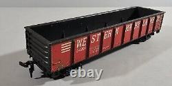 Vintage Marx Ho Trains Set In Graphic Carrying Case, 7 Cars, Track, Bottle Smoke
