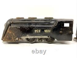 Vintage Marx O Gauge Commodore Vanderbilt Steam Line Electric Freight Train Set