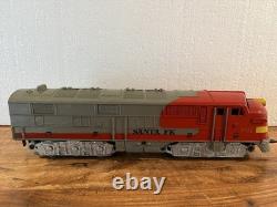 Vintage Marx Train Cars, Engines & Track in Marx Train Set Box 44100 (Untested)