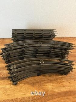 Vintage Marx Train Cars, Engines & Track in Marx Train Set Box 44100 (Untested)