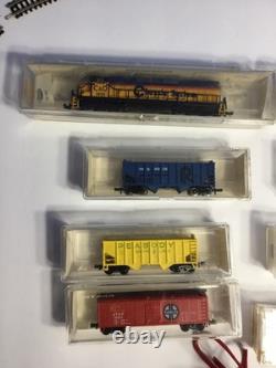 Vintage N Scale Train Set With Engine Cars And Tracks Tested Works