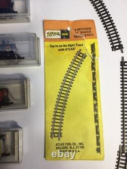 Vintage N Scale Train Set With Engine Cars And Tracks Tested Works