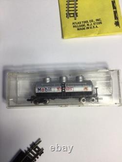 Vintage N Scale Train Set With Engine Cars And Tracks Tested Works