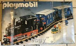Vintage Playmobil Train Set 4000 (Lot of 1 Engine & 3 Cars) No Track/Transformer