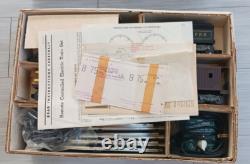 Vintage SEARS ROCKY MOUNTAIN EXPRESS Toy Train Set Loco, Cars, Track, Trans. NOS