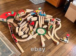Vintage Thomas & Friends-Wooden Railway Tracks & Brio Train Bonus Pieces-1990's