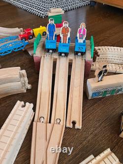 Vintage Thomas & Friends-Wooden Railway Tracks & Brio Train Bonus Pieces-1990's