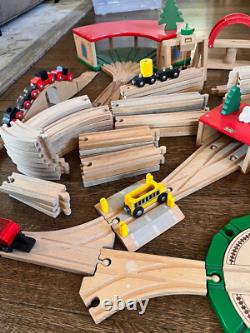 Vintage Thomas & Friends-Wooden Railway Tracks & Brio Train Bonus Pieces-1990's