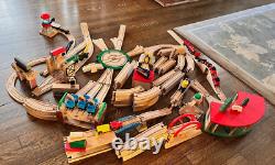 Vintage Thomas & Friends-Wooden Railway Tracks & Brio Train Bonus Pieces-1990's