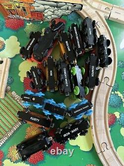 Vintage Thomas the Tank Train Set with Table Tracks and Trains 72 Piece Lot Set