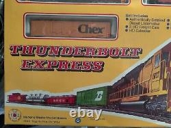 Vintage Thunder Bolt Express HO Train Set has no transformer