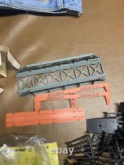 Vintage Tyco Train Set, Track, Power Pack, Trackside Accessories & More, Santa Fe