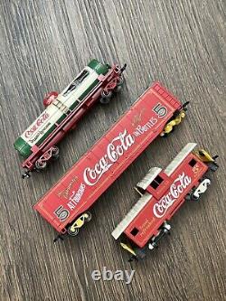 Vtg 1999 The Franklin Mint Coca-Cola Collector's Edition Train Set with Track