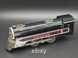 Vtg. Marx Stream Line #4923 Orig. Boxed Train Set with Marlines Locomotive, Tracks