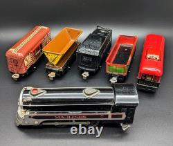 Vtg. Marx Stream Line #4923 Orig. Boxed Train Set with Marlines Locomotive, Tracks