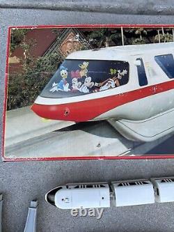 Walt Disney World Monorail Track Train Set Theme Park Exclusive Box Red Line Vtg