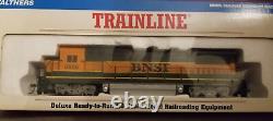Walthers, Trainline HO, BNSF, Burlington Northern, Train Set, Engine & 7 cars