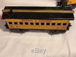 Wells Fargo Electric Antique Train Set 1960's, MODEL 54742 WITH TRACK