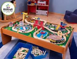 Wooden Table Toy Set Thomas The Train Brio Compatible Kids Small Railway Track