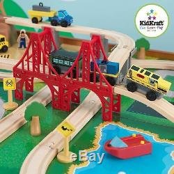 Wooden Table Toy Set Thomas The Train Brio Compatible Kids Small Railway Track