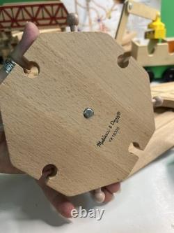 Wooden Train Railway Set 140+pcs Brio Compatible Track & Trains Melissa & Doug