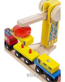 Wooden Train Set for Kids 130 Piece Railway Track Set, Ideal for Ages 3+ Years