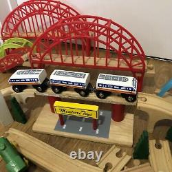Wooden Train Track HUGE BUNDLE Job Lot Brio ELC BigJigs Thomas Compatible Set