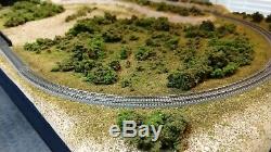 Z Scale Custom Built Tabletop Railroad Layout Model Trainset Micro-Trains Track