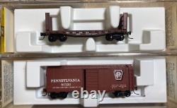 Z Scale Micro-Trains / Rokuhan PRR Starter Set Train, Track & Power